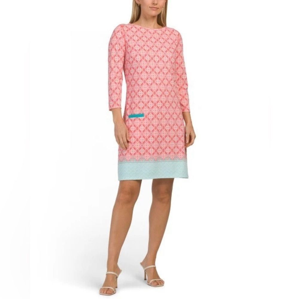 Cabana Life Shift Women's Dress Coral Tides (Size XL) - Picture 3 of 15
